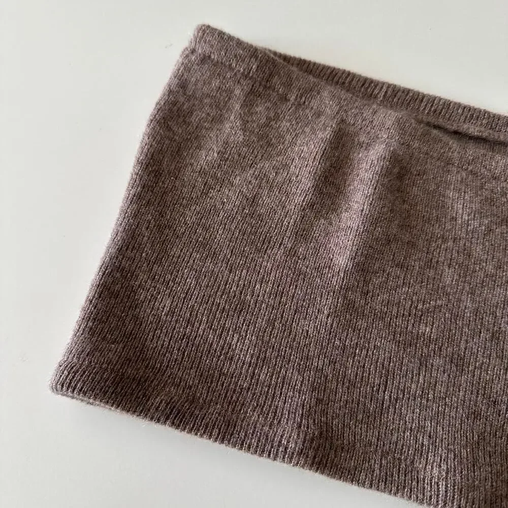 handmade brown knit bandeau - Picture 8 of 8